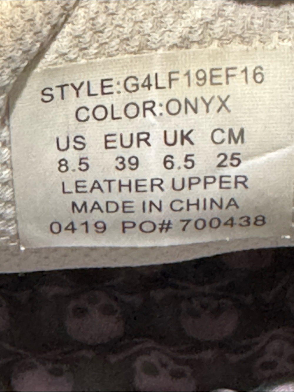 G/FORE Gallivanter Onyx Quilted Leather Golf Shoes G4LF19EF16 Womens Size 8.5 - Picture 11 of 11
